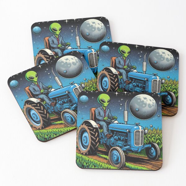 Item preview, Alien and old tractor  designed and sold by Dogandesighn.