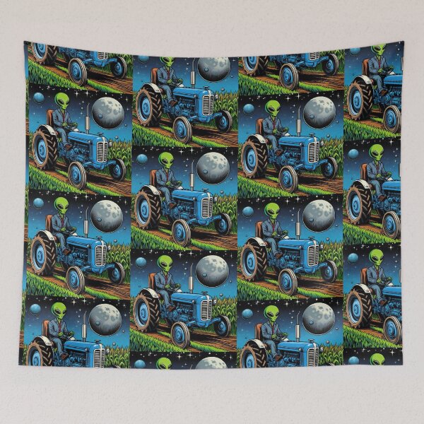 Item preview, Alien and old tractor  designed and sold by Dogandesighn.