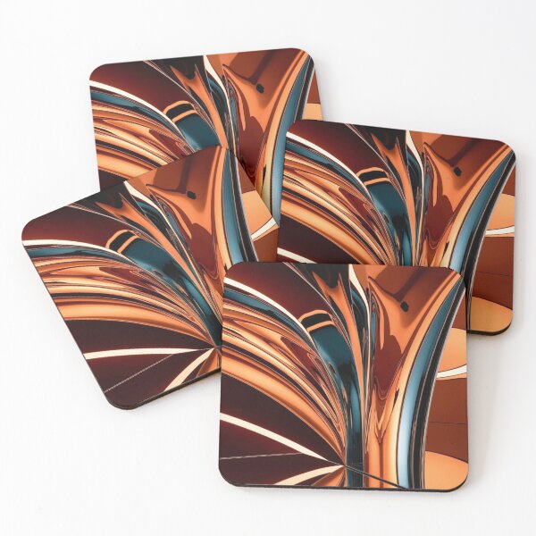 Item preview, Molten Bronze Flow with Glossy Depth designed and sold by Harmonic_Layers.