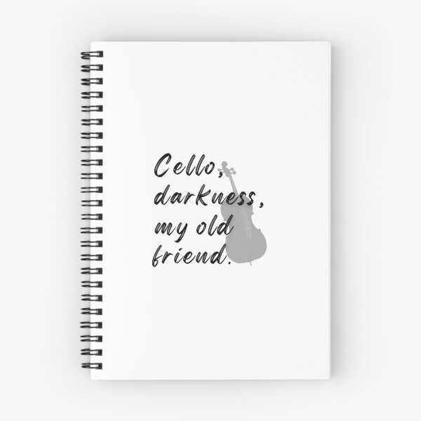 Item preview, Cello, Darkness, My Old Friend  designed and sold by LoveGrub.