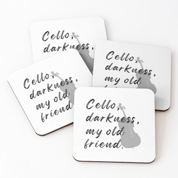 Item preview, Cello, Darkness, My Old Friend  designed and sold by LoveGrub.