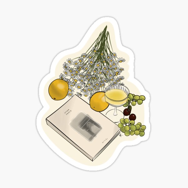 Parisian picnic Sticker