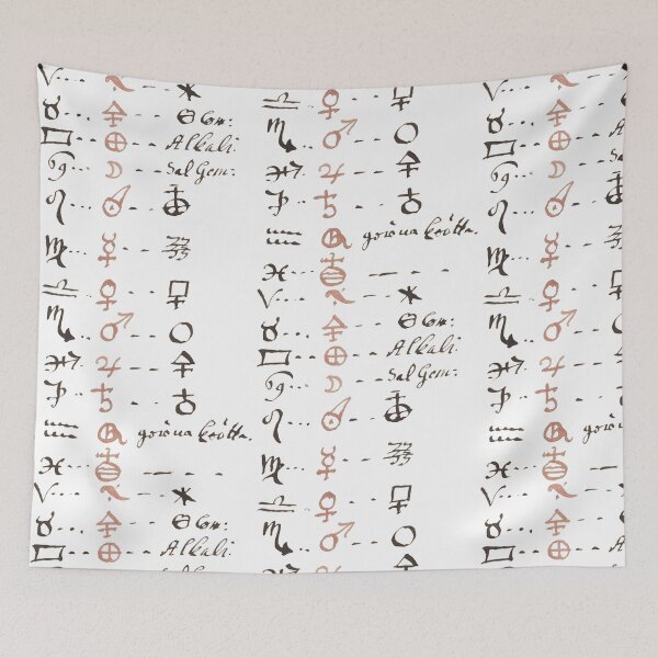 Item preview, Alchemical and astrological symbols designed and sold by IllmadeErrant.