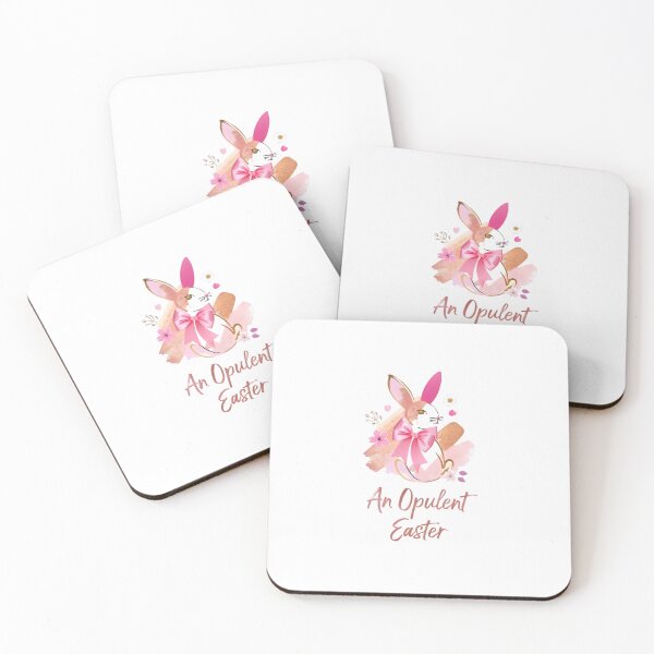 Item preview, Luxury Easter Bunny T-Shirt: Chic Pink Bow & Floral Accents for Spring Celebrations designed and sold by AnnDesignStudio.