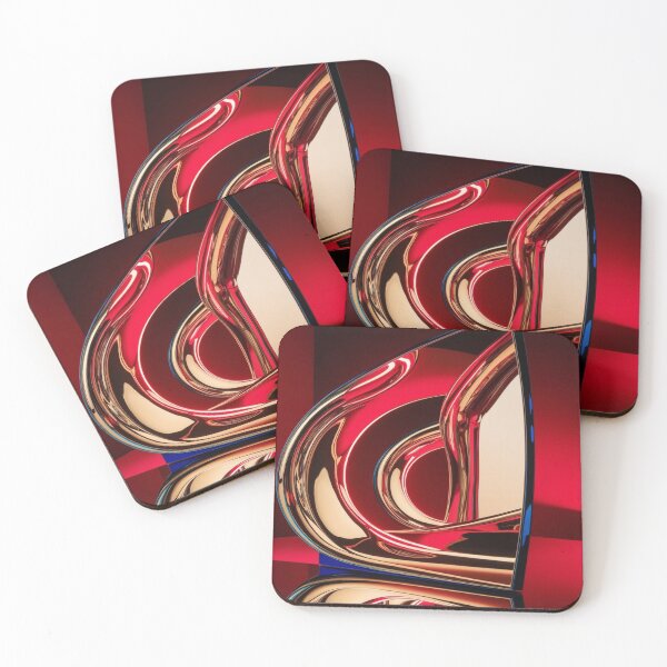 Item preview, Golden Reflection with Fiery Red Glow designed and sold by Harmonic_Layers.
