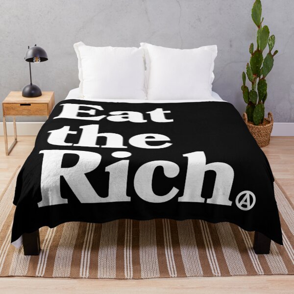 Item preview, Eat the Rich - Circle A Anarchy Symbol designed and sold by Thelittlelord.