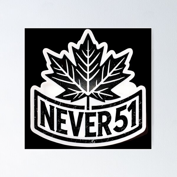Item preview, Canada: Never 51! designed and sold by PinUpPizzazz.