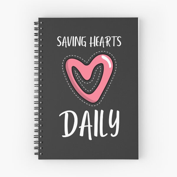 Item preview, Saving Hearts Daily - CICU Nurse Gift designed and sold by Fede Prints.