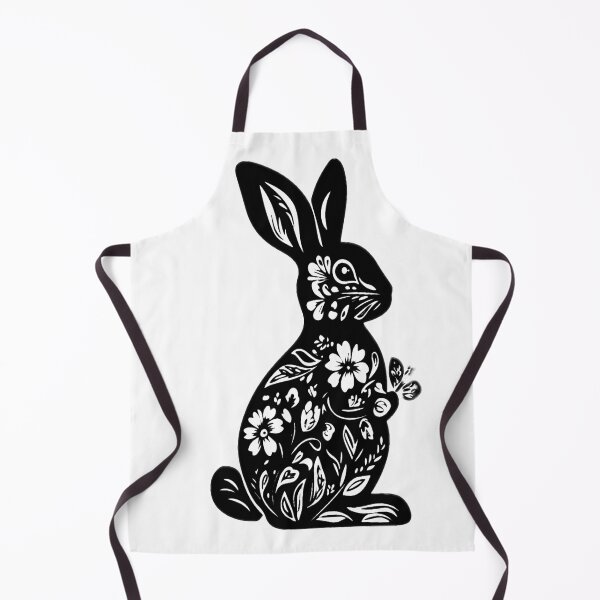 Item preview, Bunny Rabbit Floral Graphic designed and sold by ViaARTfactory.