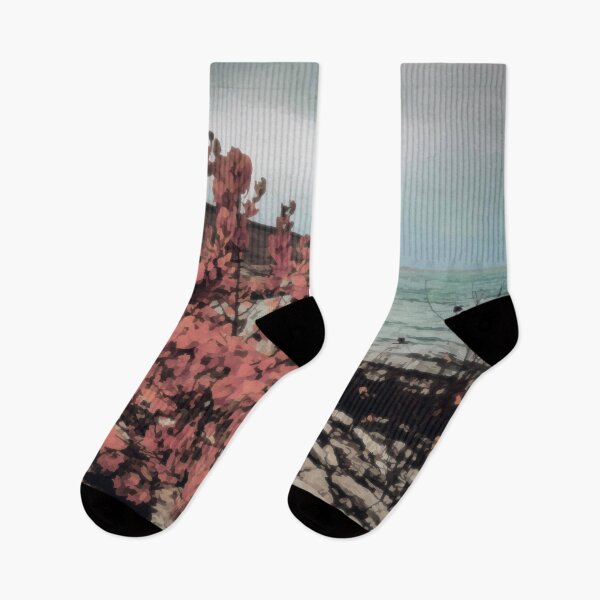 Item preview, Floral Apricot Lakeside designed and sold by LTDigital.