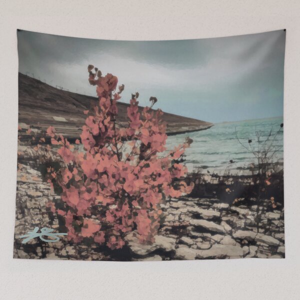 Item preview, Floral Apricot Lakeside designed and sold by LTDigital.
