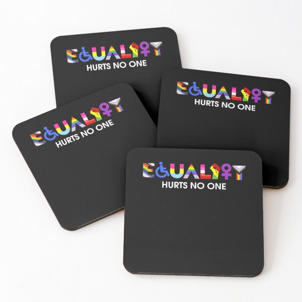 Item preview, Human Rights Equality Hurts No One LGBT Equality Gay Pride designed and sold by Cute-Collection.