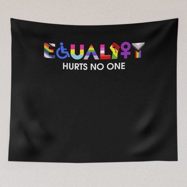 Item preview, Human Rights Equality Hurts No One LGBT Equality Gay Pride designed and sold by Cute-Collection.