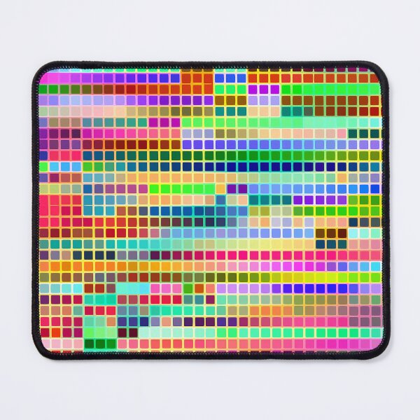 Item preview, bright colorful abstract squares designed and sold by chambergambit.