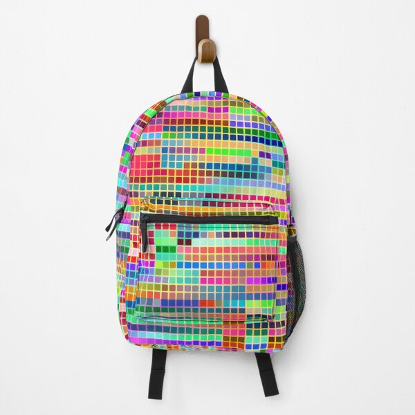 Item preview, bright colorful abstract squares designed and sold by chambergambit.