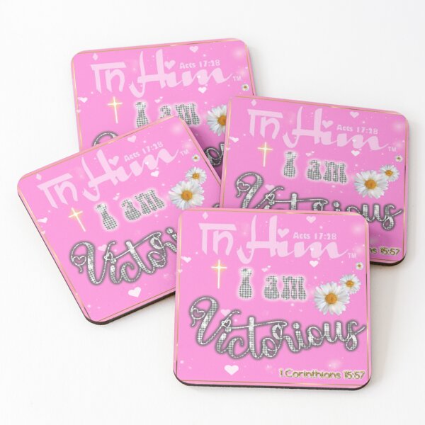 Item preview, In Him I am Victorious | Faith & Victory - 1 Cor 15:57 designed and sold by In Him™ | Rene Tesner.