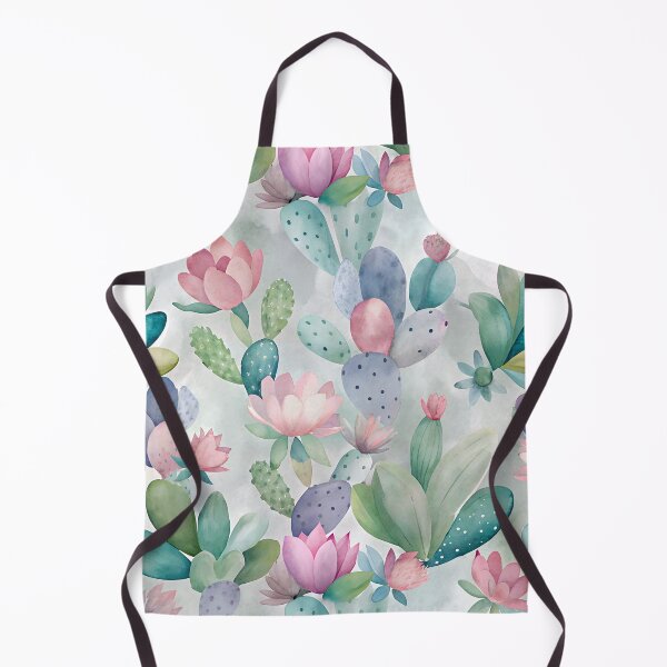 Item preview, watercolor cactus blossoms designed and sold by dulceguavashop.