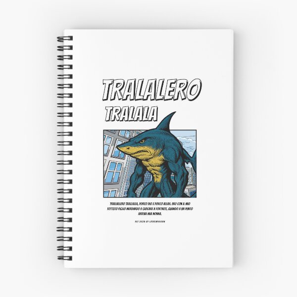 Item preview, Tralalero Tralala 90's Comic Style (Italian Brainrot) designed and sold by LookinFreshh.