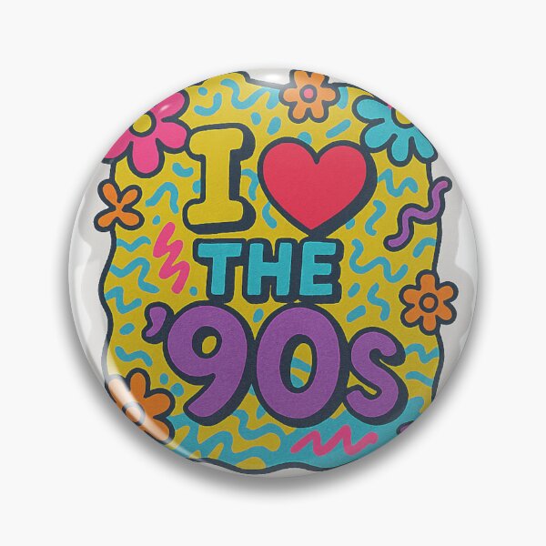 Item preview, Love the ’90s – Retro Pop Nostalgia Design designed and sold by McZerrill.