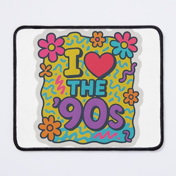 Item preview, Love the ’90s – Retro Pop Nostalgia Design designed and sold by McZerrill.