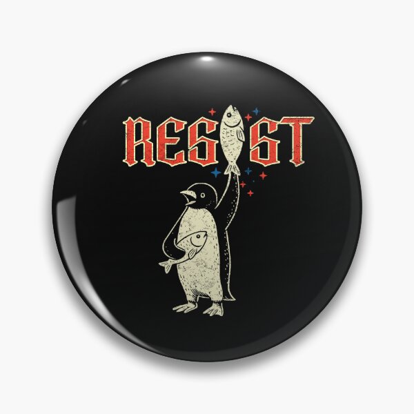 Item preview, Resist Penguin designed and sold by PrettyInk.