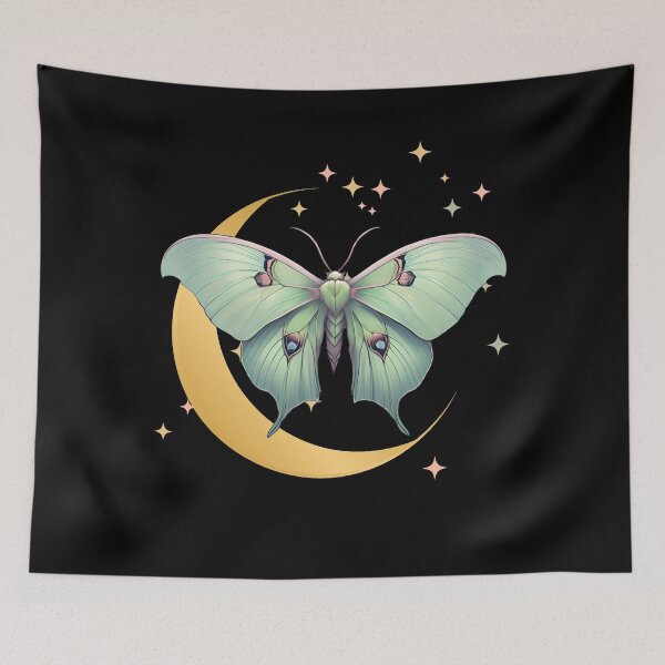 Item preview, Luna Moth Pastel Green Aestetic designed and sold by CreatureZDesign.