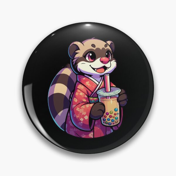Item preview, Mongoose Bubble Boba Tea Anime Cute Kawaii designed and sold by Artistoos.