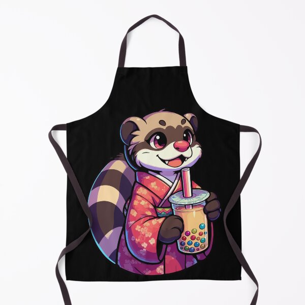 Item preview, Mongoose Bubble Boba Tea Anime Cute Kawaii designed and sold by Artistoos.