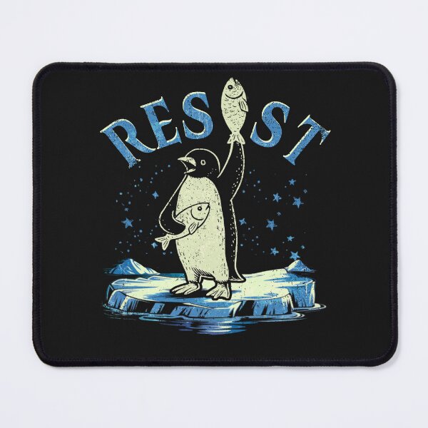 Item preview, Resist Penguin Activism Graphic Design designed and sold by PrettyInk.