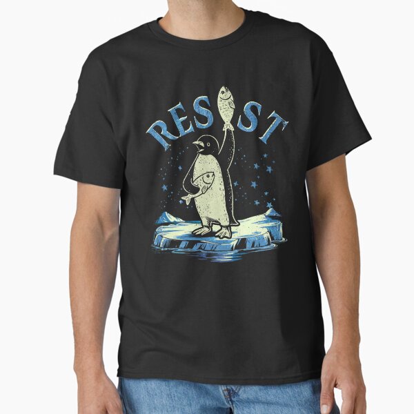 Item preview, Resist Penguin Activism Graphic Design  designed and sold by PrettyInk.