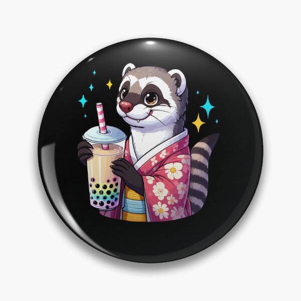 Item preview, Mongoose Bubble Boba Tea Anime Cute Kawaii designed and sold by Artistoos.
