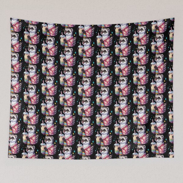 Item preview, Mongoose Bubble Boba Tea Anime Cute Kawaii designed and sold by Artistoos.