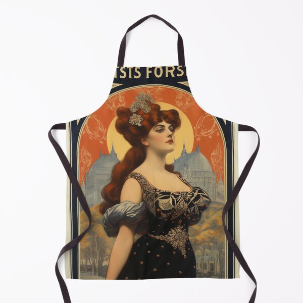 Item preview, Art Nouveau Lady in Black with City Backdrop designed and sold by djovan.