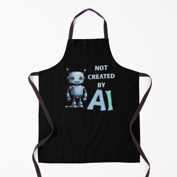 Item preview, Funny Smiling Robot Not Created By AI Tech Humor Design designed and sold by kaljoa.