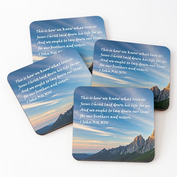 Item preview, 1 John 3:16 NIV - jctbv designed and sold by JCTRUTHERshop.