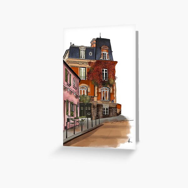 Montmartre Greeting Card