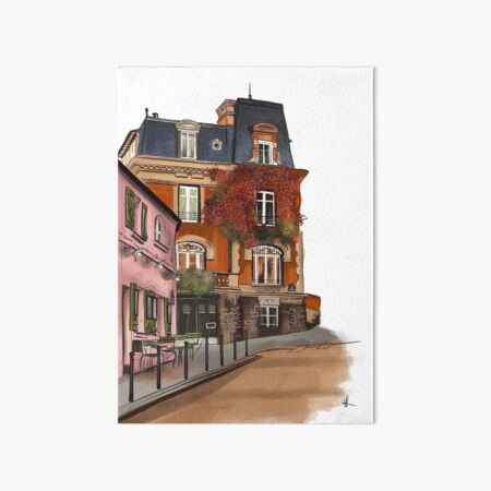 Montmartre Art Board Print