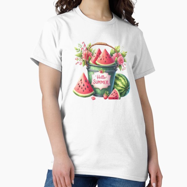 Item preview, Hello Summer Bucket of Watermelon designed and sold by Linda Roisum.