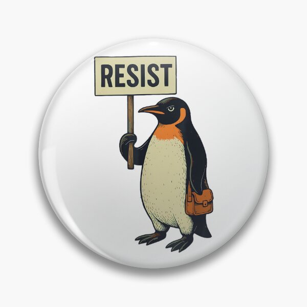 Item preview, Resist Penguins designed and sold by Spaceslafr.