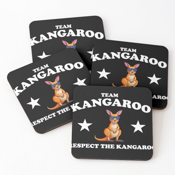 Item preview, Team Kangaroo - respect the kangaroo - design for kangaroo lovers designed and sold by Print-Zoo.