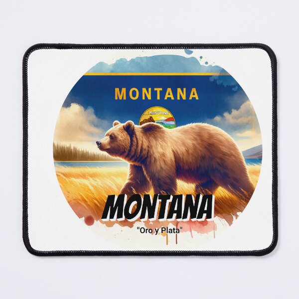 Item preview, Montana — Grizzly Bear | State Animal Watercolor Art designed and sold by MTeesGA.
