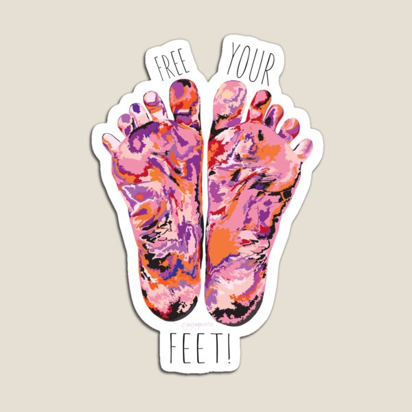 Free Your Feet - Pink Magnet