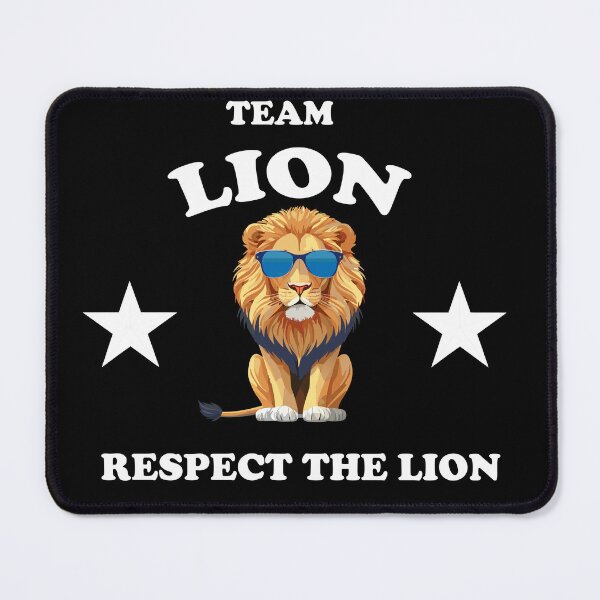 Item preview, Team Lion - respect the lion - design for lion fans designed and sold by Print-Zoo.