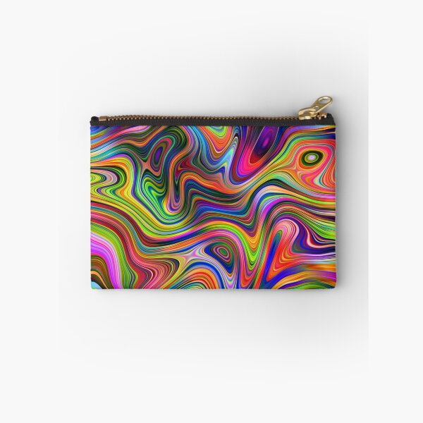 Item preview, bright multicolored abstract fluid designed and sold by chambergambit.