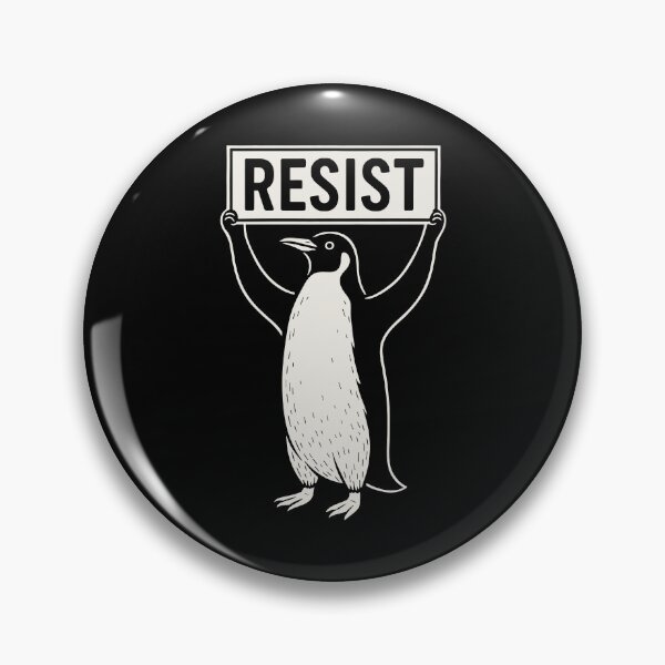 Item preview, Resist Penguin Activism no tariffs designed and sold by varioarts.