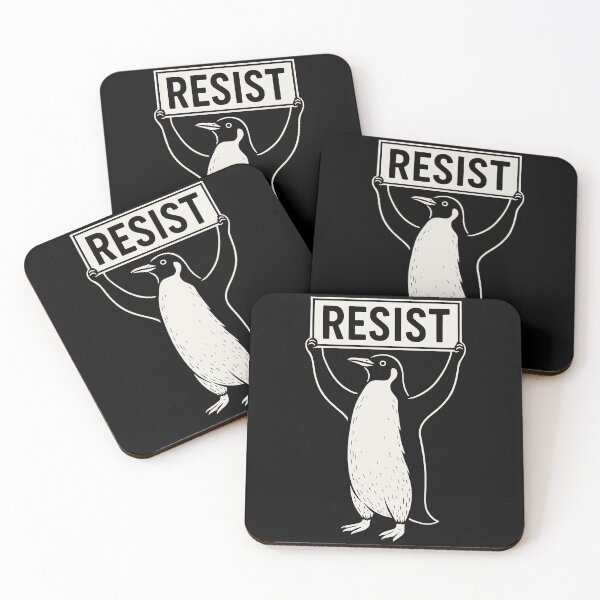 Item preview, Resist Penguin Activism no tariffs designed and sold by varioarts.