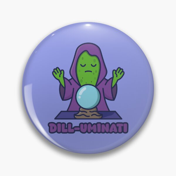 Item preview, Dill-uminati: All-Seeing Pickle designed and sold by ecsvov.