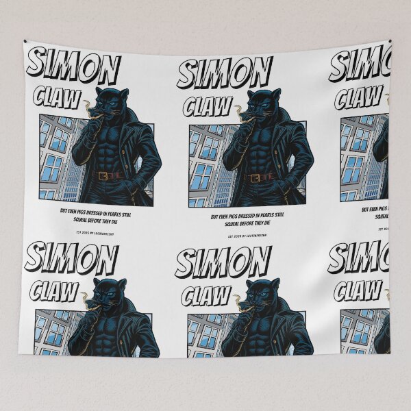 Item preview, Simon Claw 90's Comic Style (Italian Brainrot) designed and sold by LookinFreshh.