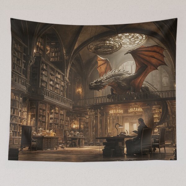 Item preview, The Guardian of Forgotten Tomes designed and sold by oanaunciuleanu.