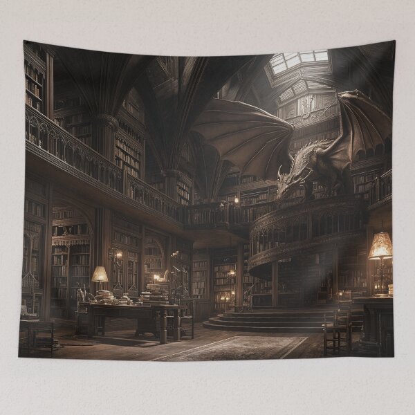 Item preview, The Guardian of Forgotten Tomes designed and sold by oanaunciuleanu.